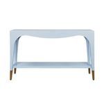 Product Image 7 for Two Tier Tapered Leg Console With Antique Brass from Worlds Away