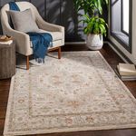 Product Image 3 for Avant Garde Woven Light Beige / Light Blue Rug - 5'3" Round from Surya