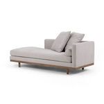 Brady Single Chaise Vail Silver - Right Arm Facing image 8