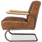 Product Image 4 for Beverly Hills Chair - Cuba Brown Leather from Sarreid Ltd.