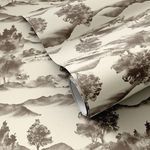 Product Image 1 for Abundance Taupe Night Wallpaper from Four Hands