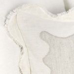 Product Image 7 for Tollo Applique Design Linen Blend Fabric Ivory Throw Pillow from Classic Home
