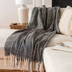 Product Image 2 for Galway Charcoal Throw from Surya
