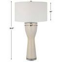 Product Image 6 for Amphora Off-White Glaze Table Lamp from Uttermost