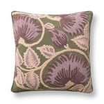 Product Image 1 for Folly Linen Fabric Hand Embroidered Throw Pillow from Classic Home