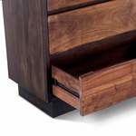 Product Image 1 for Palermo Tall Acacia Dark Wood Dresser In Raw Walnut Finish from World Interiors