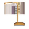Autrand Desk Lamp with lamp head angled upwards on adjustable arm