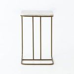 Product Image 9 for Adalley Polished White Marble C-Table  from Four Hands