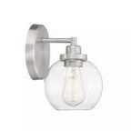 Product Image 2 for Carson Satin Nickel 1 Light Bath from Savoy House 
