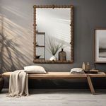 Product Image 8 for Westwood Natural Beaded Mirror from Creative Co-Op