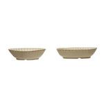 Product Image 1 for Ozzy Scalloped Off-White Stoneware Stone Dish, Set of 2 from Creative Co-Op