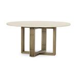 Product Image 7 for Mia Round Dining Table Parchment White from Four Hands
