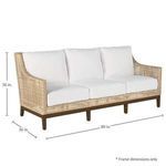 Product Image 6 for Peninsula Woven Sofa from Summer Classics