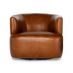 Product Image 13 for Mila Top Grain Riviera Cognac Leather Swivel Chair from Four Hands
