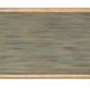 Top view showing rattan-wrapped corners and smooth wood grain finish of the Retreat Pole Rattan chest.