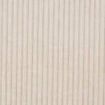Close-up texture of cream corduroy fabric showing vertical wide ribs