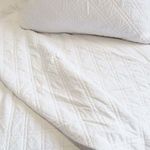 Product Image 2 for Brussels Quilted Cotton King Coverlet - White from Pom Pom at Home