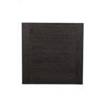 Close-up of dark brown Warby End Table wood grain texture highlighting smooth finish
