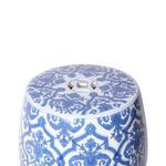 Product Image 3 for Blue & White Paris Floral Garden Stool from Legend of Asia