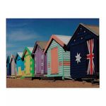Product Image 1 for Min 2 Beach Hut Image Printed On Glass from Elk Home