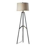 Product Image 1 for Functional Tripod Floor Lamp In Restoration Black And Aged Gold from Elk Home