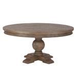 Product Image 1 for Chatham Downs Round Dining Table In Weathered Teak Finish from World Interiors