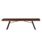 Product Image 1 for Nottingham Acacia Wood Live Edge Dining Bench In Walnut Finish from World Interiors
