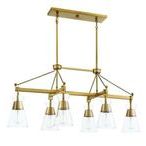 Product Image 1 for Lakewood 6 Light Linear Chandelier from Savoy House 