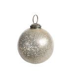 Product Image 1 for Frostine Silver Small Glass Ball Ornament, Set of 6 from Park Hill Collection