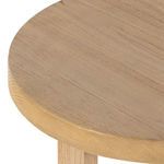 Detailed view of tabletop grain texture highlighting natural wood fiber pattern