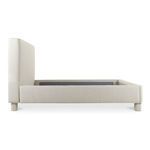 Side profile of Ichigo bed frame showcasing height of headboard and legs