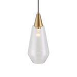 Product Image 1 for Eichler Antique Brass 1 Light Mini Pendant from Uttermost