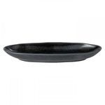 Product Image 1 for Livia Small Ceramic Stoneware Oval Platter - Matte Black from Costa Nova