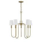 Product Image 2 for Betty 5 Light Natural Brass Chandelier from Savoy House 