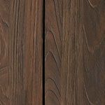 Close-up detail of tabletop wood grain showing natural lines and texture