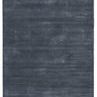 hand-loomed modern rug in lustrous dark blue with textured ridged stripes creating a high-low surface
