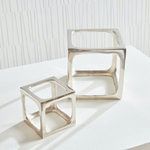 Product Image 4 for Cubist Silver Sculptures, Set of 2 from Napa Home And Garden