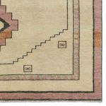 Product Image 13 for Kyrenia Hand-Knotted Medallion Pink / Cream Rug 18" x 18" from Jaipur 