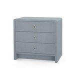 Product Image 3 for Bryant Linen 3-Drawer Side Table from Villa & House