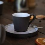 Product Image 3 for Lagoa Eco Gres Coffee Cup and Saucer, Set of 6 - White from Costa Nova
