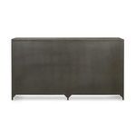 Back panel of the dresser showing smooth metal finish with subtle panel seams