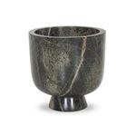 Product Image 2 for Avenza Dark Green Marble Planter from Four Hands