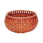 Product Image 1 for Small Fish Scale Basket In Red And Orange from Elk Home