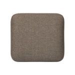 Top view of Kylo Ottoman showing full rectangular sweetheart shaped cushioned surface