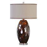 Product Image 1 for Uttermost Sabastian Bronze Glass Table Lamp from Uttermost