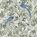 Product Image 3 for Laura Ashley Osterley Sage Botanicals & Birds Wallpaper from Graham & Brown