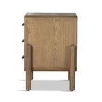 Three drawers extended showcasing metal drawer slides and interior depth