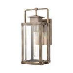 Product Image 1 for Crested Butte 1 Light Outdoor Sconce In Vintage Brass With Clear Glass Enclosure from Elk Lighting