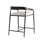 Product Image 2 for Ansel Nuetral Upholstered Linen Counter Stool from Arteriors
