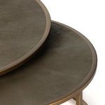 Product Image 19 for Shagreen Antique Brass Round Nesting Coffee Table from Four Hands
